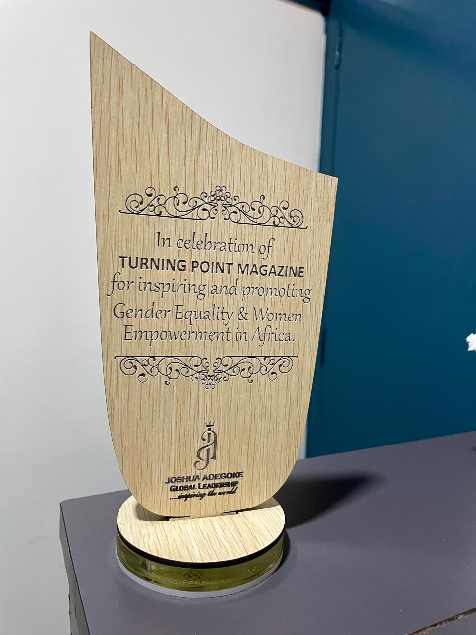 Recognition for Inspiring and Promoting Gender Equality and Women Empowerment in Africa